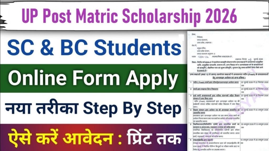 UP Scholarship 2026-27