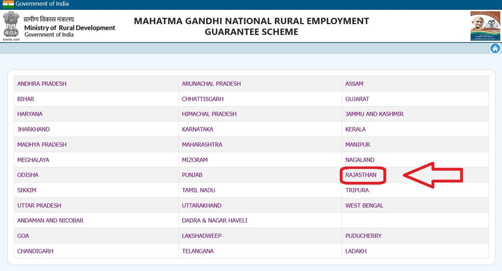 NREGA State Selection